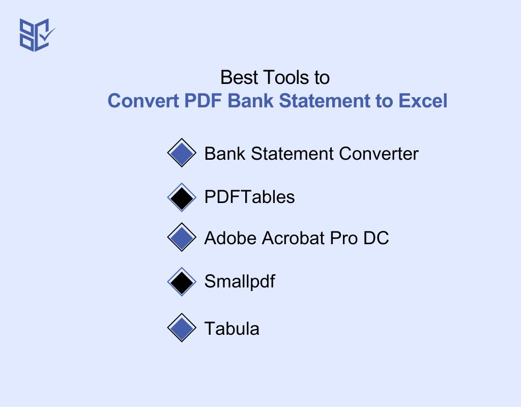 Best Tools to Convert PDF Bank Statement to Excel